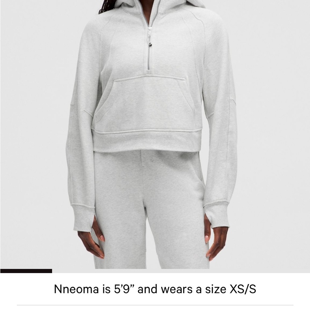Lululemon Athletica Oversized Scuba Half Zip Hoodie